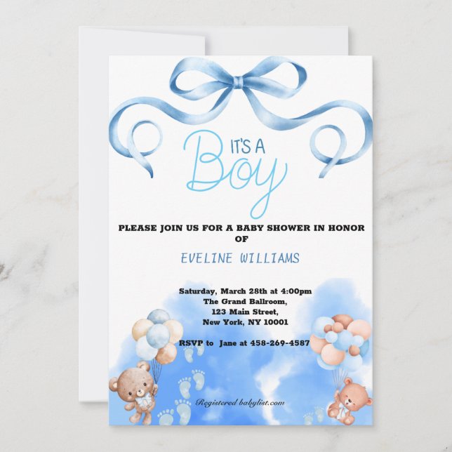 LittleBOY Invitation (Front)