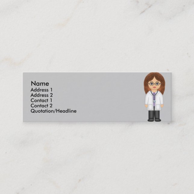 littledoctor1, mini business card (Front)