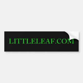 LITTLELEAF.COM Bumper Sticker