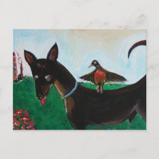 Littleman and Robbie Bobbie Postcard