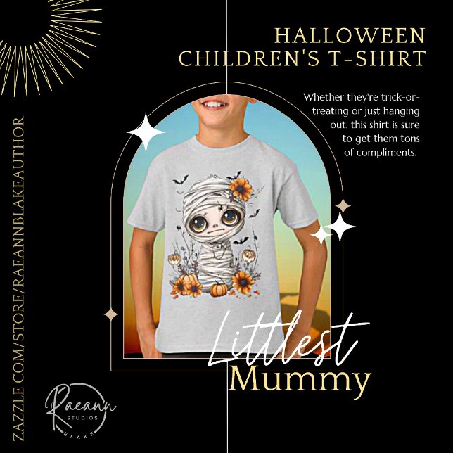 Littlest Mummy Halloween Children's T-Shirt (Creator Uploaded)