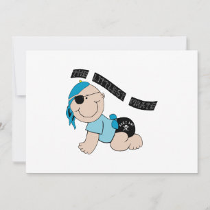 Littlest Pirate (Boy) Invitations - CUSTOMIZE IT!