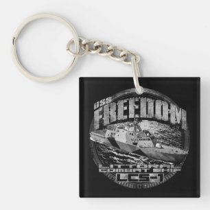 Littoral combat ship Freedom Acrylic Keychain