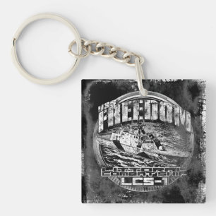 Littoral combat ship Freedom Acrylic Keychain