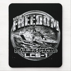 Littoral combat ship Freedom Mousepad Mousepad