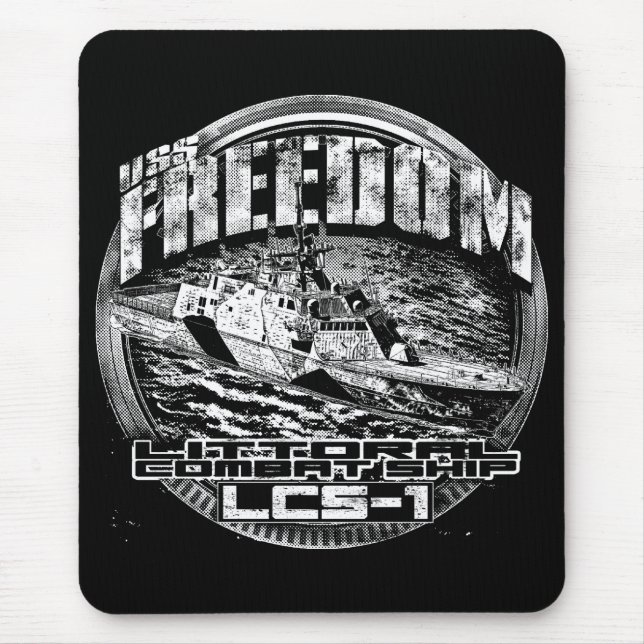 Littoral combat ship Freedom Mousepad Mousepad (Front)