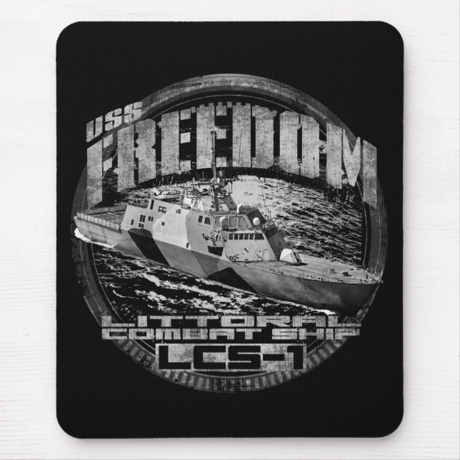 Littoral combat ship Freedom Mousepad Mousepad (Front)