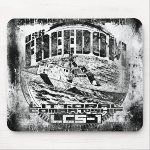 Littoral combat ship Freedom Mousepad Mousepad