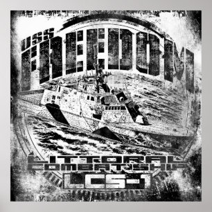 Littoral combat ship Freedom Poster