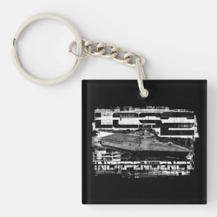 Littoral combat ship Independence Acrylic Keychain
