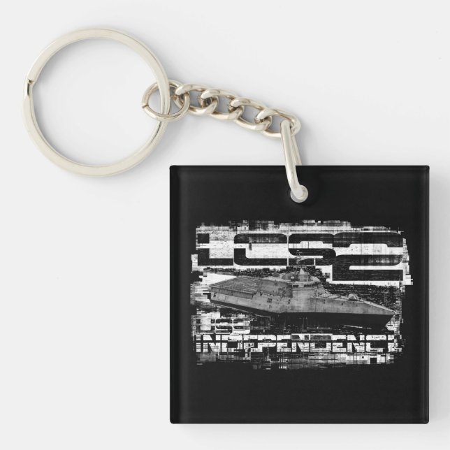 Littoral combat ship Independence Acrylic Keychain (Front)