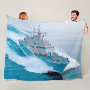 LITTORAL COMBAT SHIP – LCS-13 FLEECE BLANKET