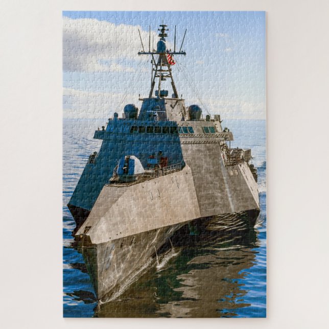 LITTORAL COMBAT SHIP – LCS-16 (20x30 INCH) Jigsaw Puzzle (Vertical)