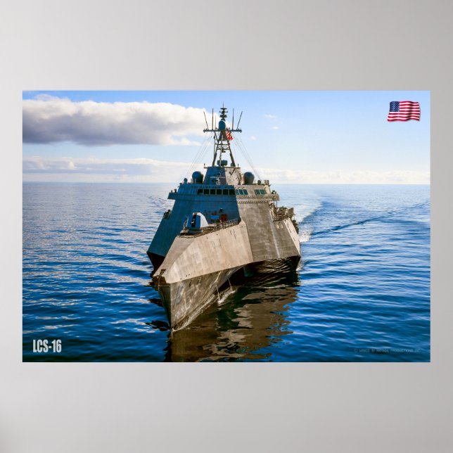 LITTORAL COMBAT SHIP – LCS-16 POSTER (Front)
