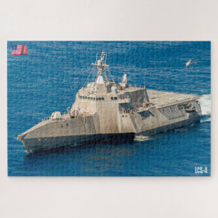 LITTORAL COMBAT SHIP – LCS-4 (20x30 INCH) Jigsaw Puzzle