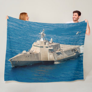 LITTORAL COMBAT SHIP – LCS-4 FLEECE BLANKET
