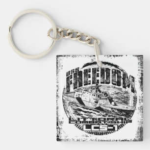 Littoral combat ships Freedom Acrylic Keychain