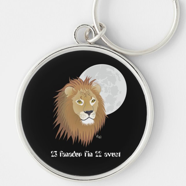 Liun 23 fanadur fin 22 avust Schlüsselanhänger Key Ring (Front)