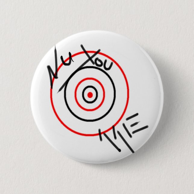 "LIVE 2012 NU->MOD ENERGY PINS!! 6 CM ROUND BADGE (Front)