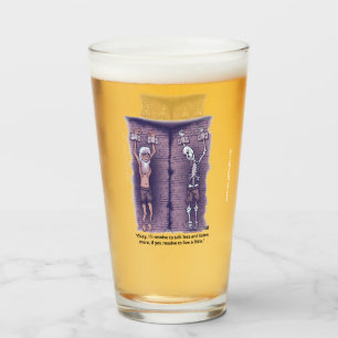 Live A Little Beer Glass