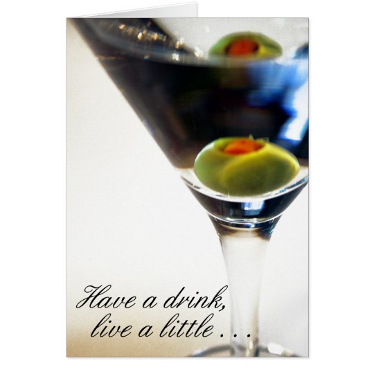 Live a lot! card