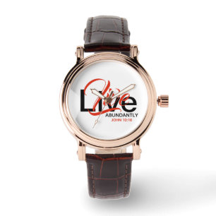 LIVE ABUNDANTLY Christian Scripture John 10 Watch