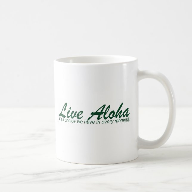 Live Aloha Landscape Design Coffee Mug (Right)