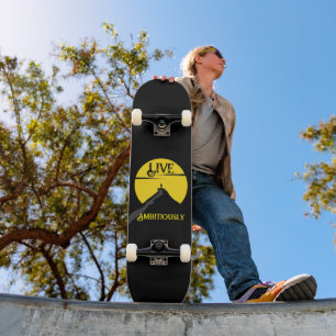 Live Ambitiously Skateboard