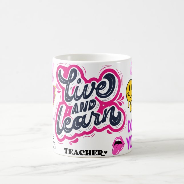 live and learn, blessed better together coffee mug (Center)