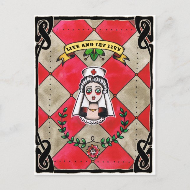 Live and let live Postcard (Front)