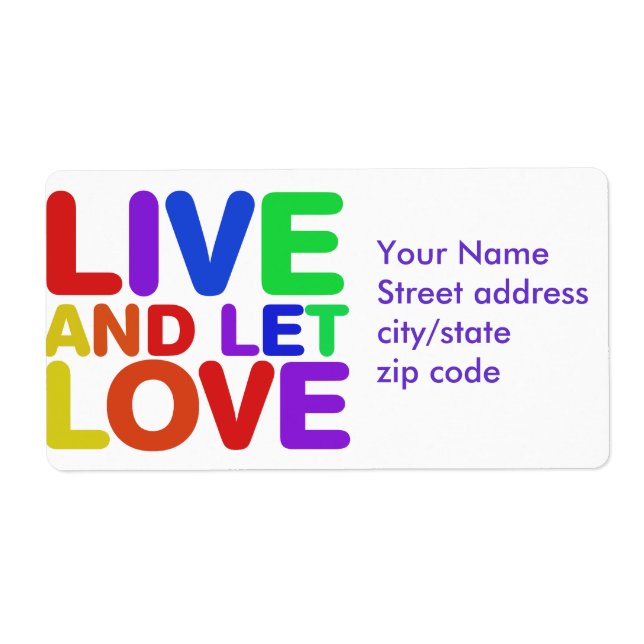 Live and let Love (Front)