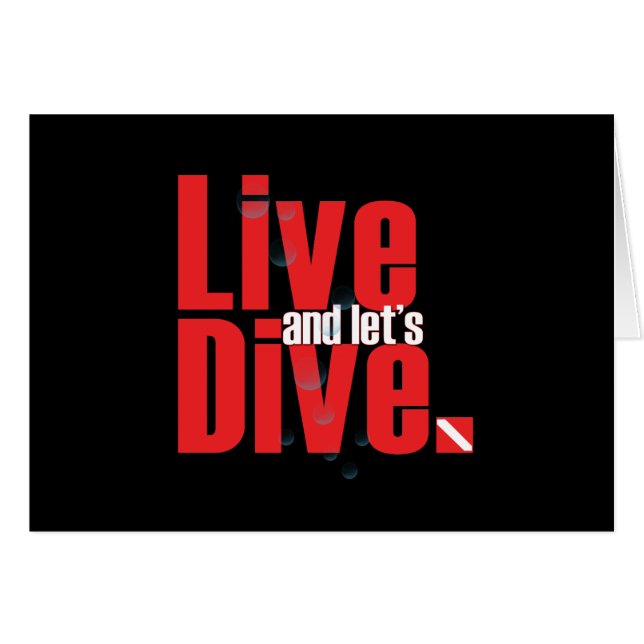 Live and Lets Dive (Front Horizontal)