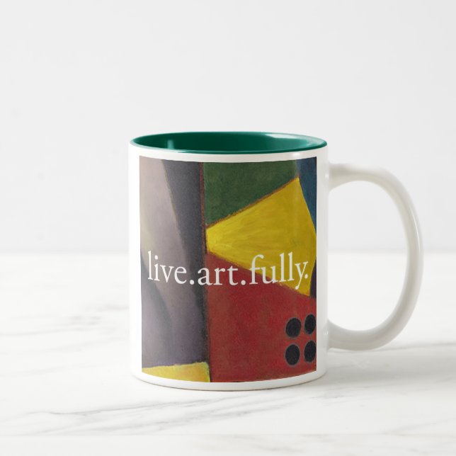 live.art.fully. coffee mug (Right)