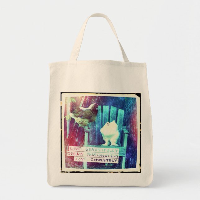 Live Beautifully Tote Bag (Front)