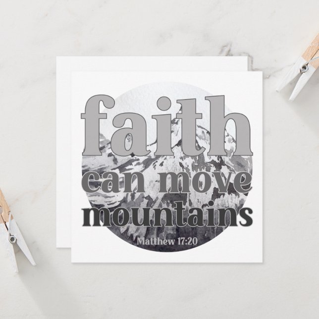Live by faith card (Front/Back In Situ)
