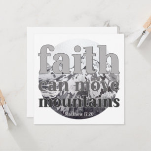 Live by faith card