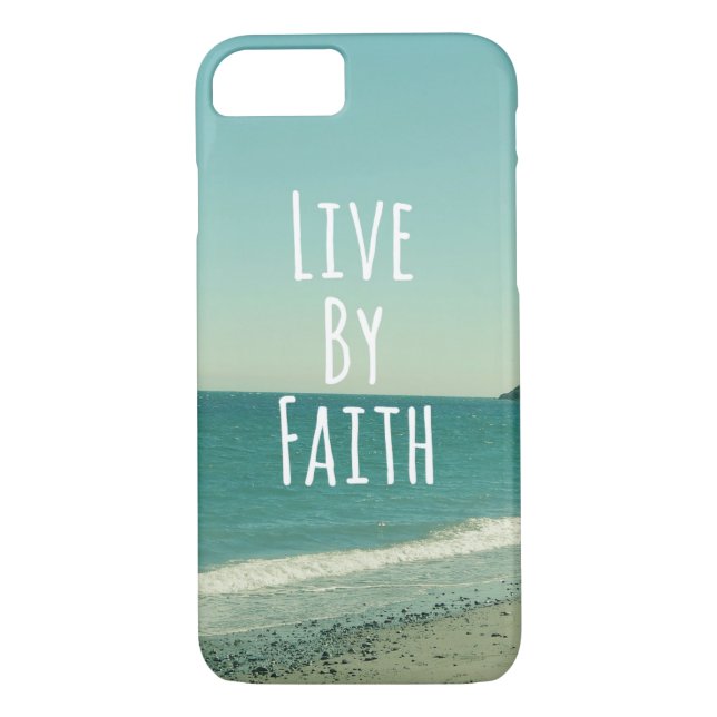 Live by Faith Case-Mate iPhone Case (Back)