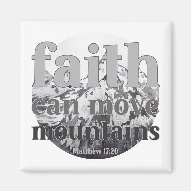 Live by faith magnet (Front)