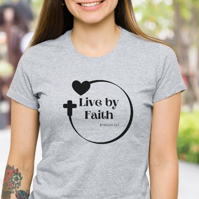 Live By Faith T-Shirt (Creator Uploaded)