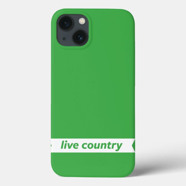 Live Country Case-Mate iPhone Case (Back)