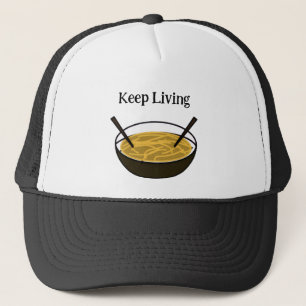 Live – Cute Positive Cartoon Design Trucker Hat