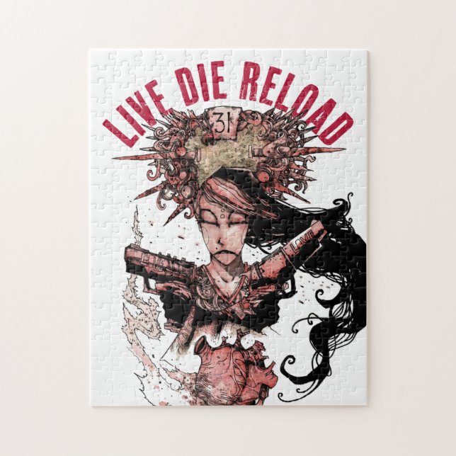 Live Die Reload puzzle (Vertical)