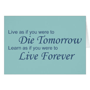 Live - Die Tomorrow blue