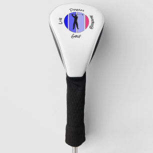 Live, dream, breathe golf head cover