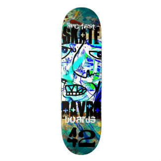 live fast skateboard