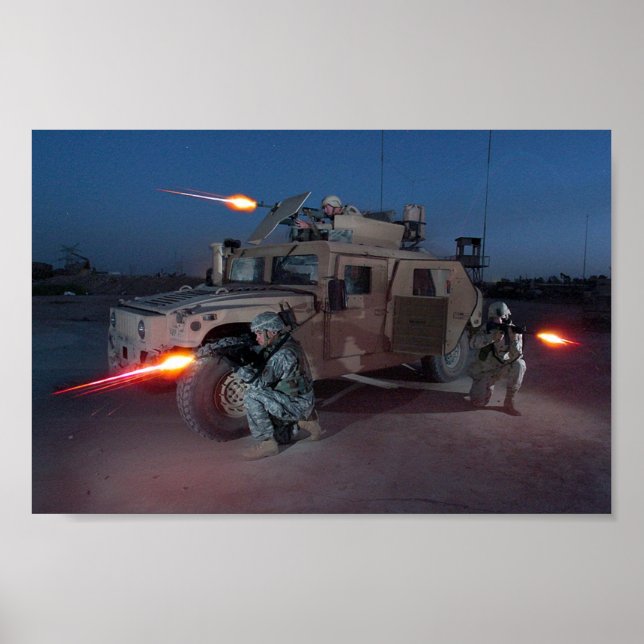 Live Fire Weapons Training Poster (Front)