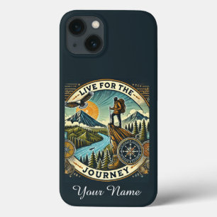 “Live for the Journey” Personalised iPhone Case
