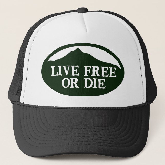 Live Free Monadnock Trucker Hat (Front)