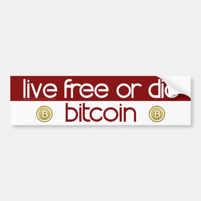 Live Free or Die Bumper Sticker (Front)