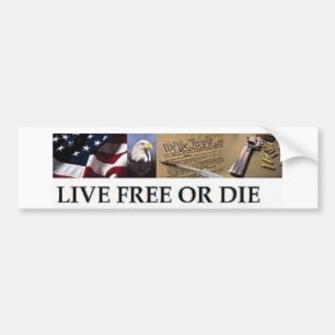 Live Free or Die Bumper Sticker